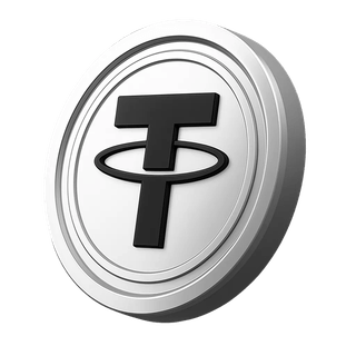 Informações da conta na seção referente à moeda Tether USDT